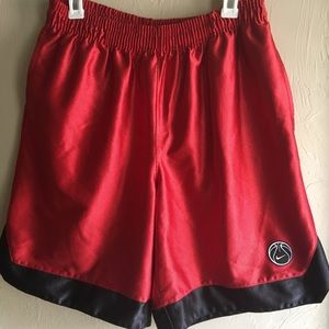 Nike red basketball shorts size large men’s